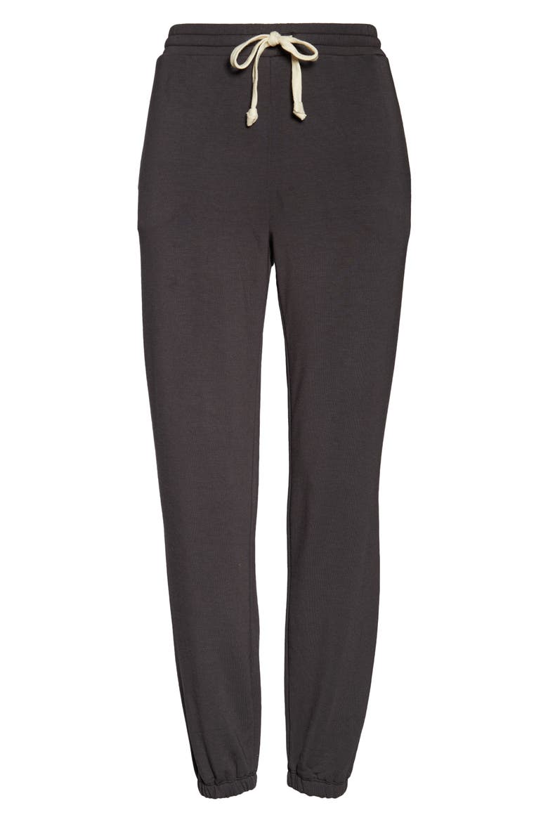 Women's MWL Superbrushed Easygoing Sweatpants, Alternate, color, BLACK COAL