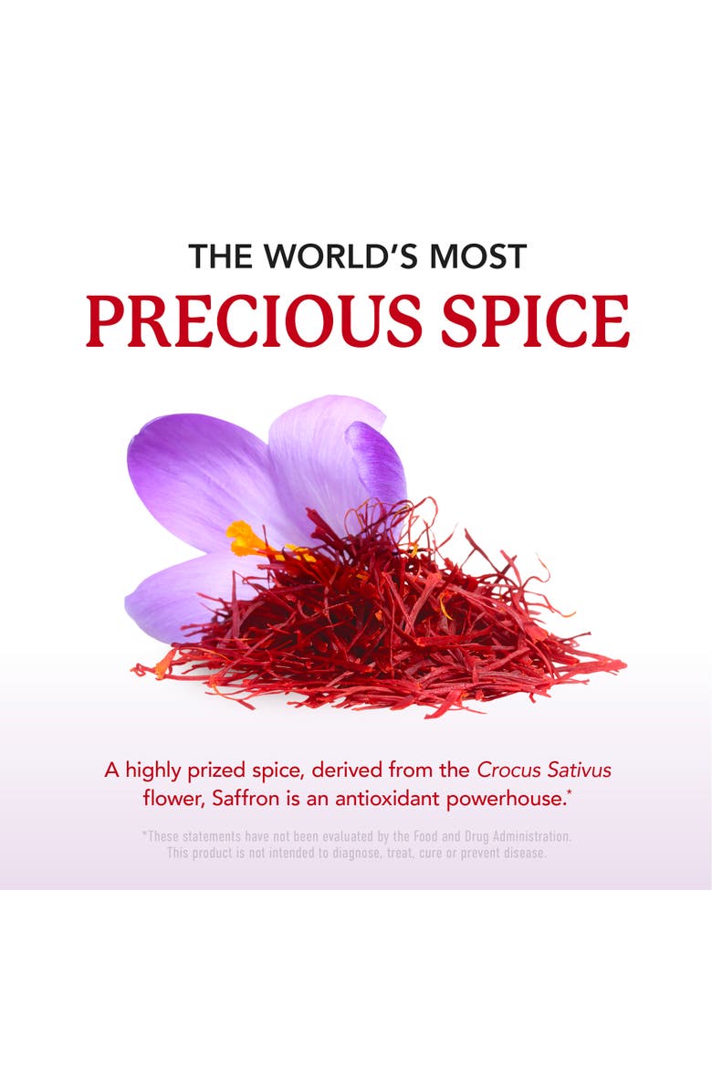 Saffron Capsules, 90ct, Alternate, color, No Color