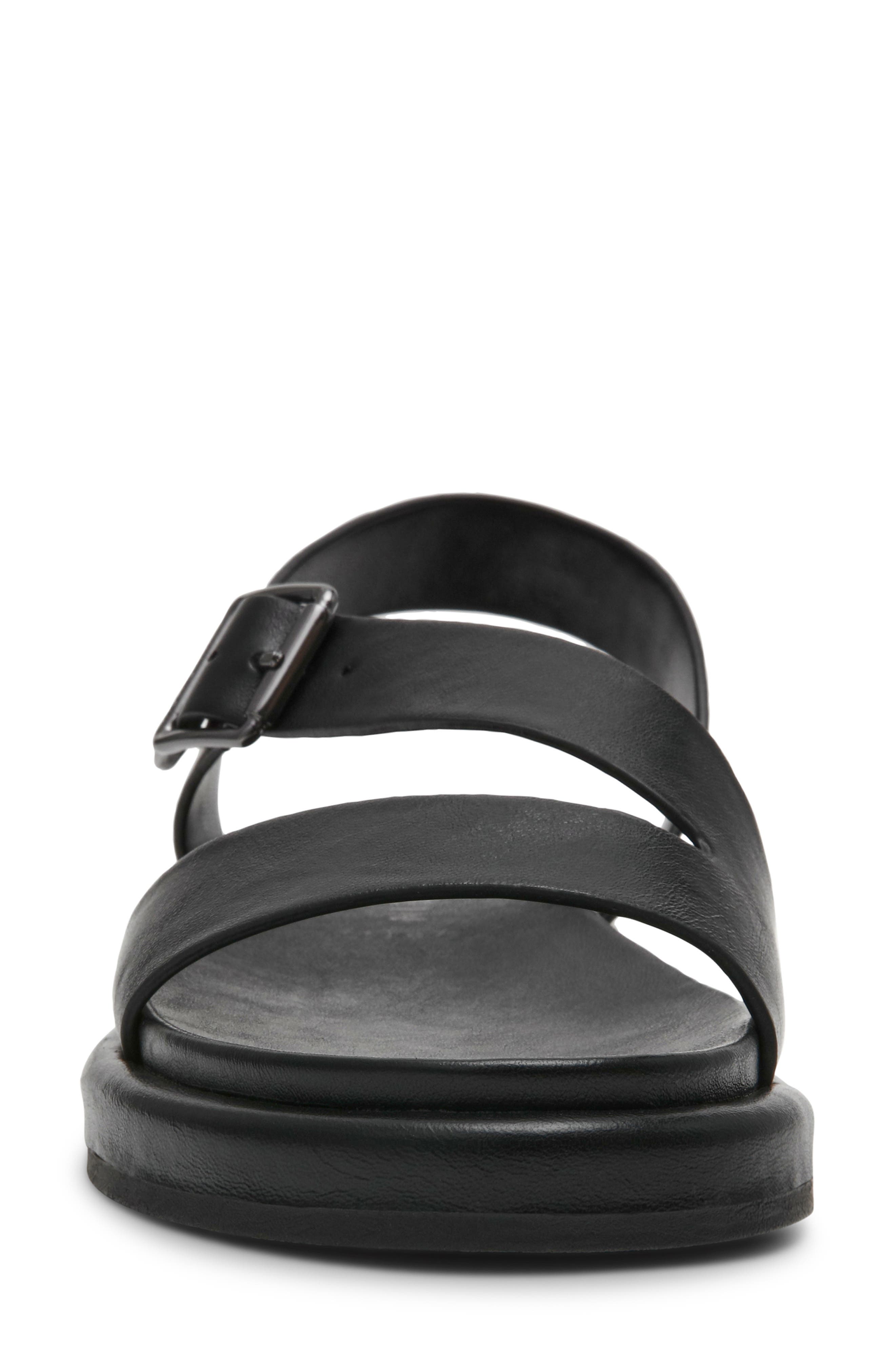 Anne Klein Elzie Sandal, Alternate, color, Black Pu