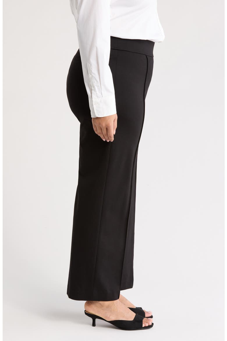 Pull-On Pintuck Pants, Alternate, color, JONES BLACK