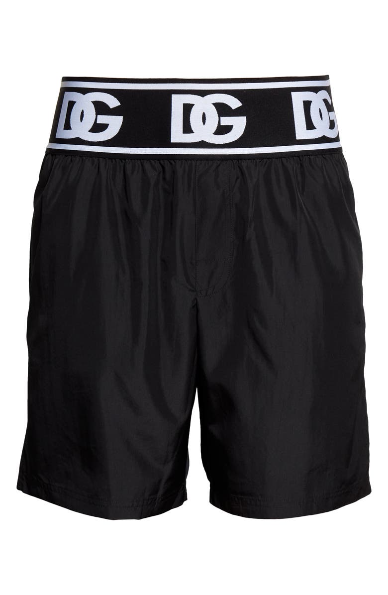 Dolce&Gabbana Logo Swim Trunks, Alternate, color,
