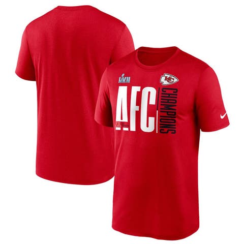Men's Nike Red Kansas City Chiefs 2022 AFC Champions Iconic T-Shirt