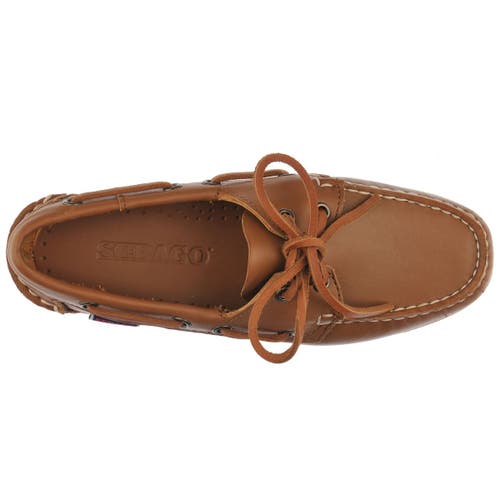Sebago Docksides Portland Woman Boat Shoes In Brown