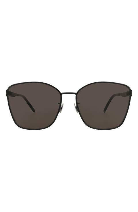 62mm Cat Eye Sunglasses