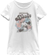 Minnie Mouse Girl's Minnie Mouse American Darling Graphic T-Shirt
