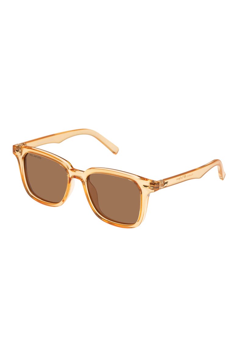 Steadfast 51mm Polarized D-Frame Sunglasses, Alternate, color, BLONDE