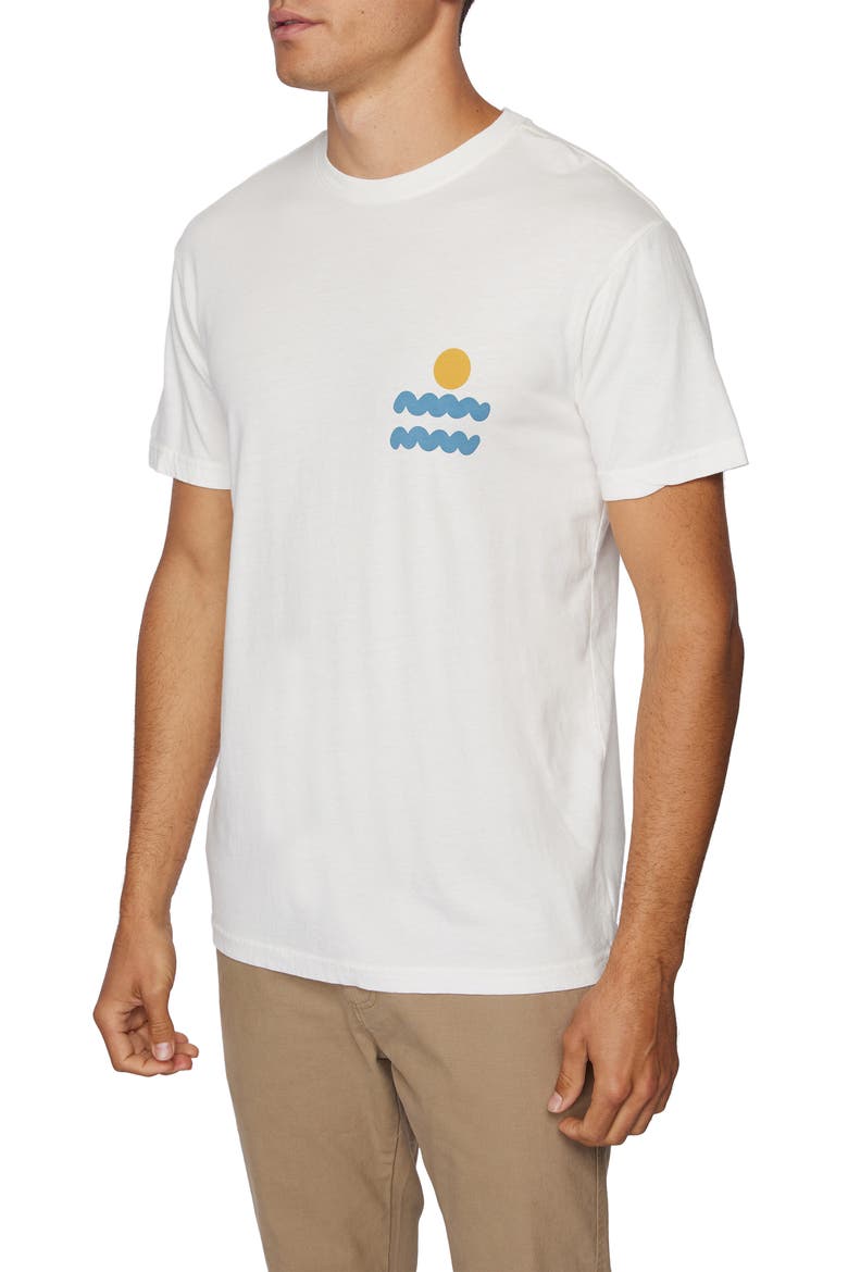 Abstract Graphic Tee, Alternate, color, OFF WHITE