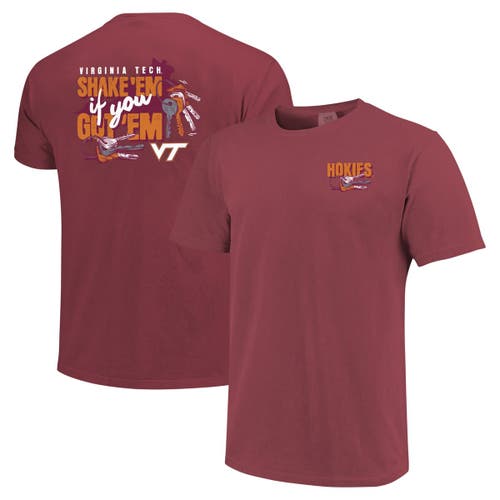 Image One Unisex Maroon Virginia Tech Hokies Hyper Local Key Shaker T-shirt In Burgundy