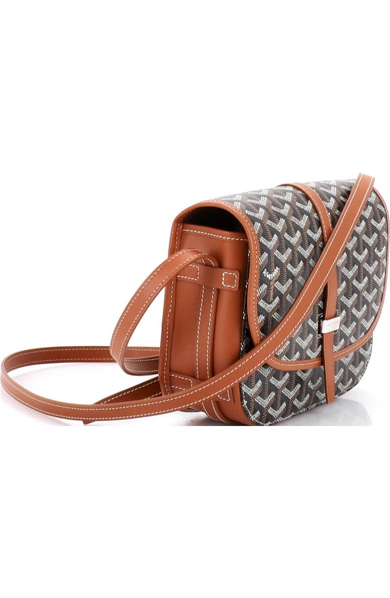 Pre-Owned Goyard Belvedere II Messenger Bag Coated Canvas PM, Alternate, color, Brown