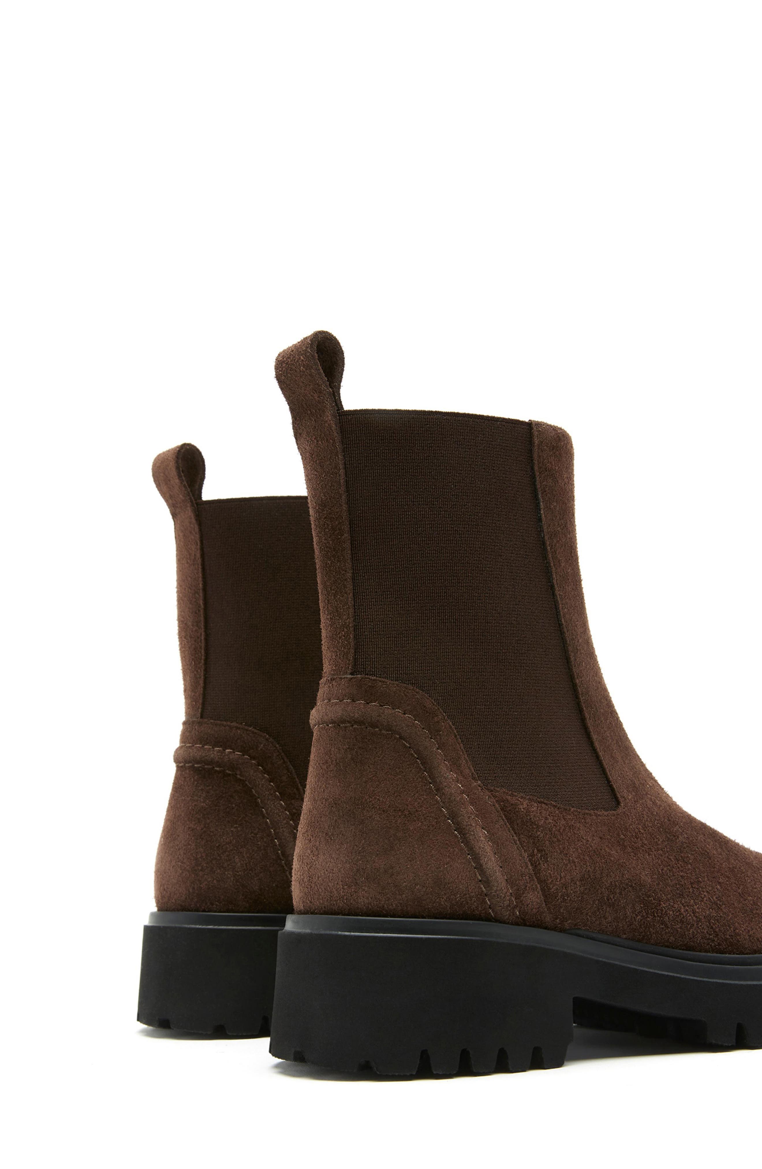 Kudos Waterproof Leather Chelsea Boot, Alternate, color, BRUNETTE SUEDE