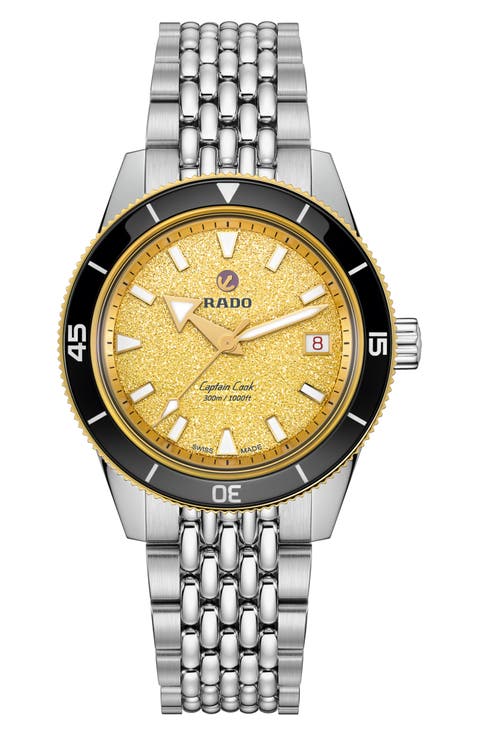 Captain Cook Automatic Bracelet Watch, 37mm
