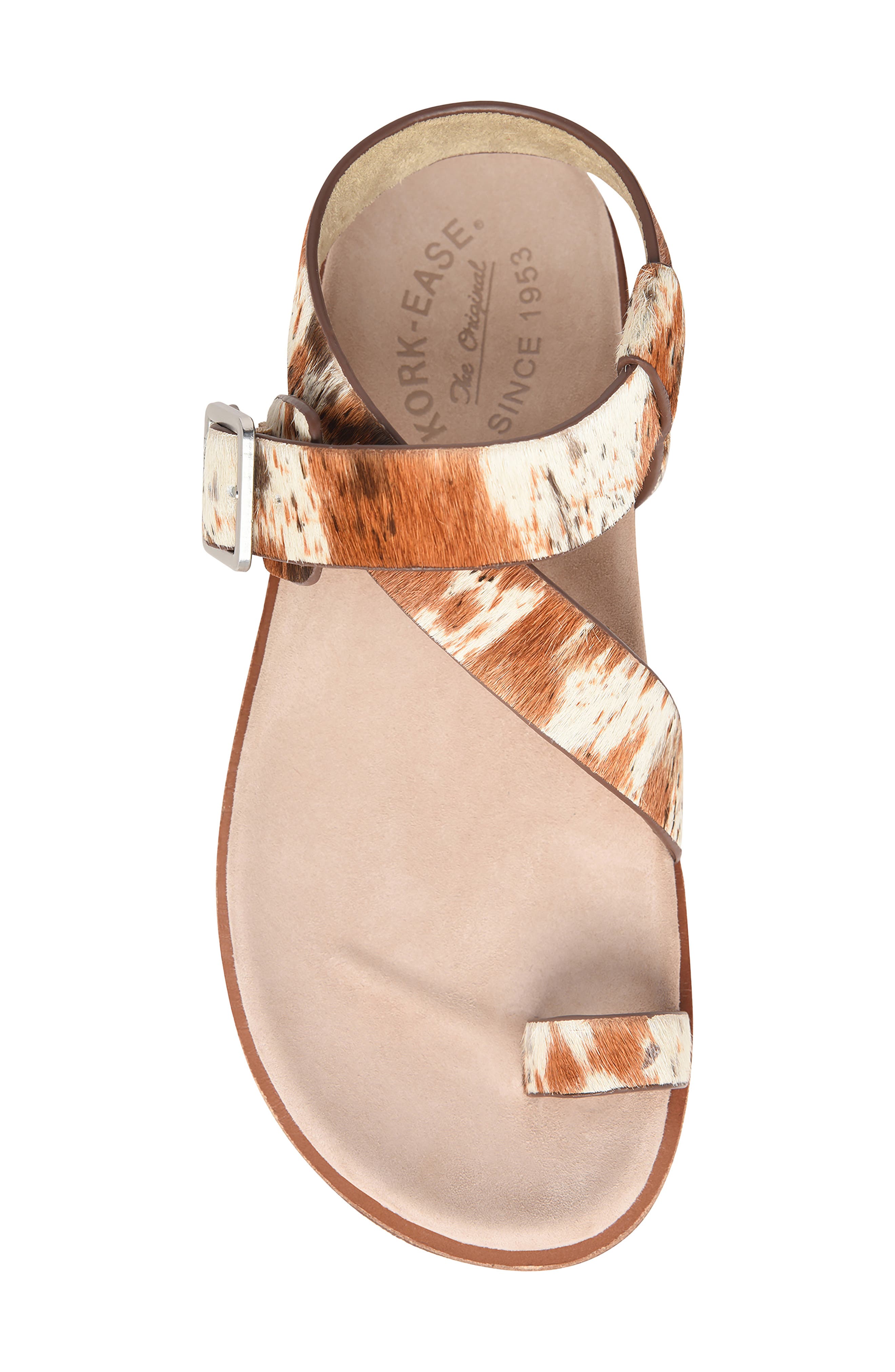 Anya Toe Loop Sandal, Alternate, color, ANIMAL PRINT