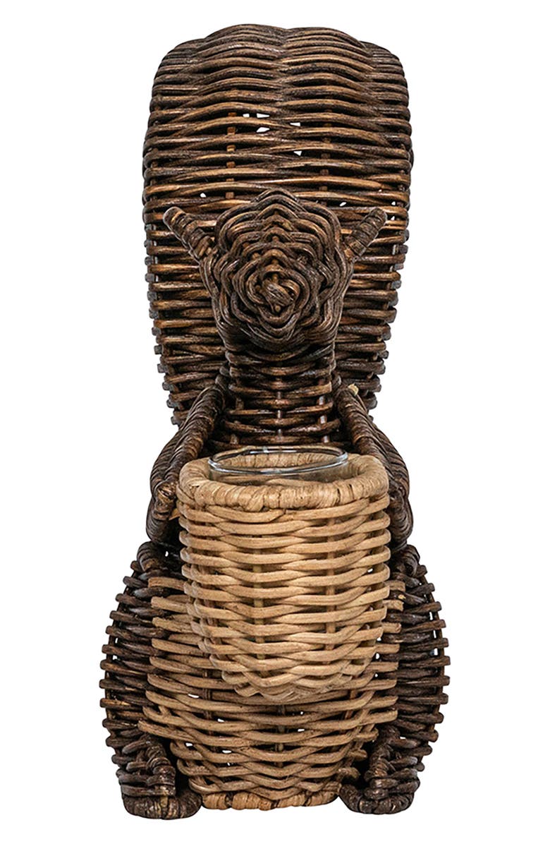 Juliska Devon Will Squirrel Vase, Alternate, color, Brown