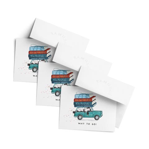 Graduation Greeting Card Pack Sets (3 ct) Way To Go Owls