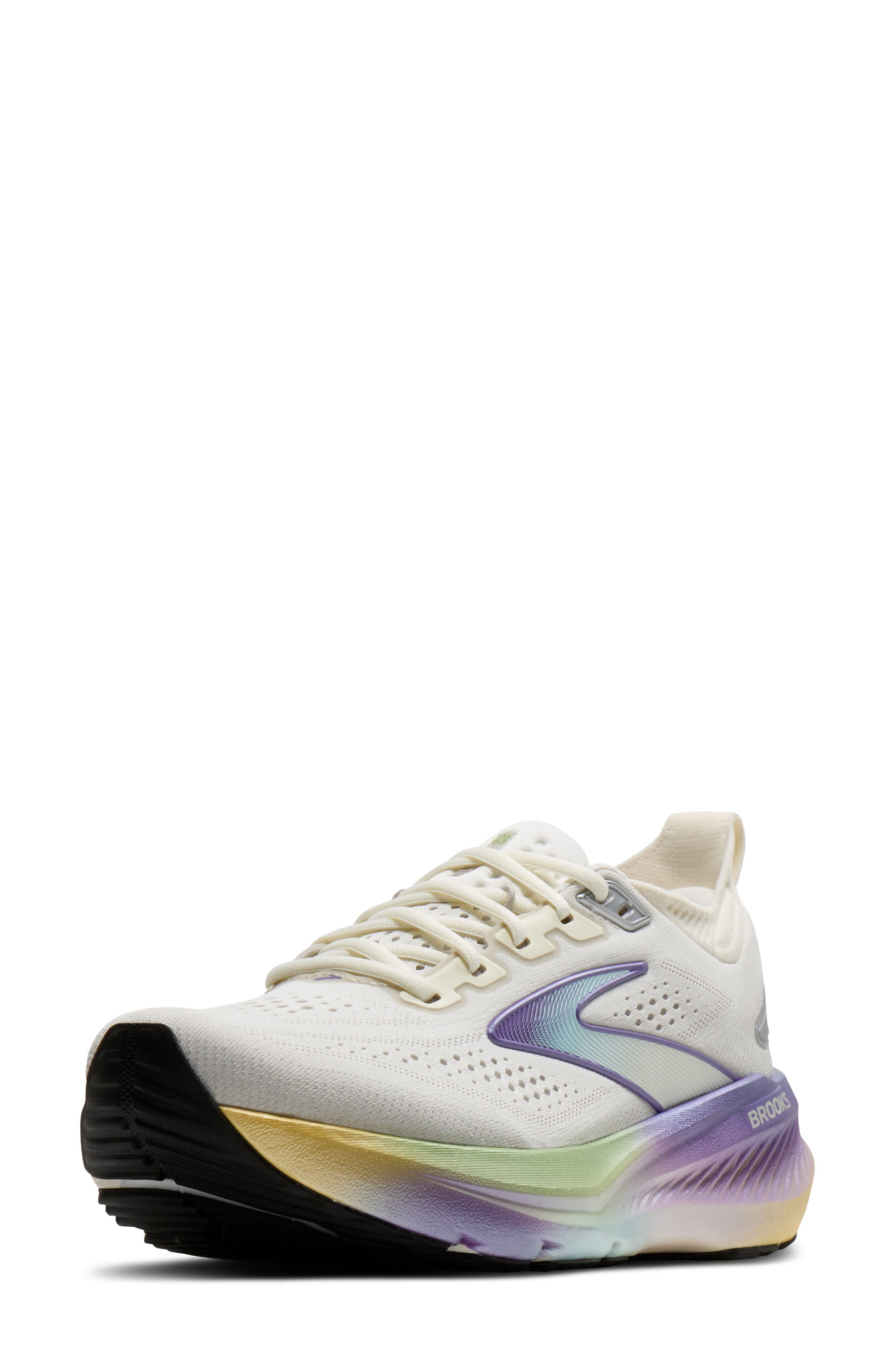 Glycerin 23 Running Shoe, Alternate, color, COCONUT/ CITRON/ BLUE GLOW