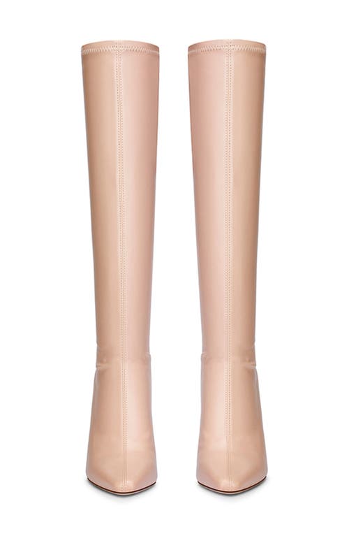 Femme La Whistler Pointed Toe Knee High Boot In Sand
