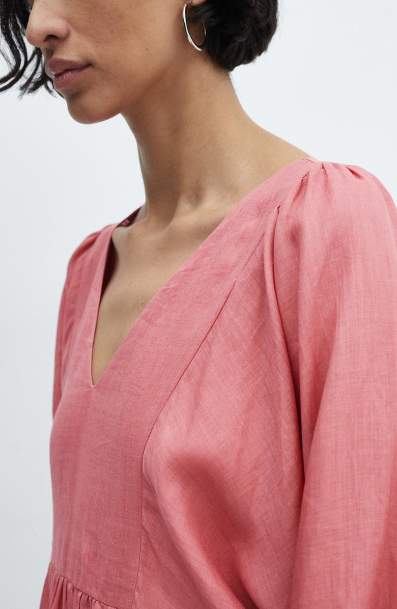 MANGO V-Neck Maxi Dress, Alternate, color, 