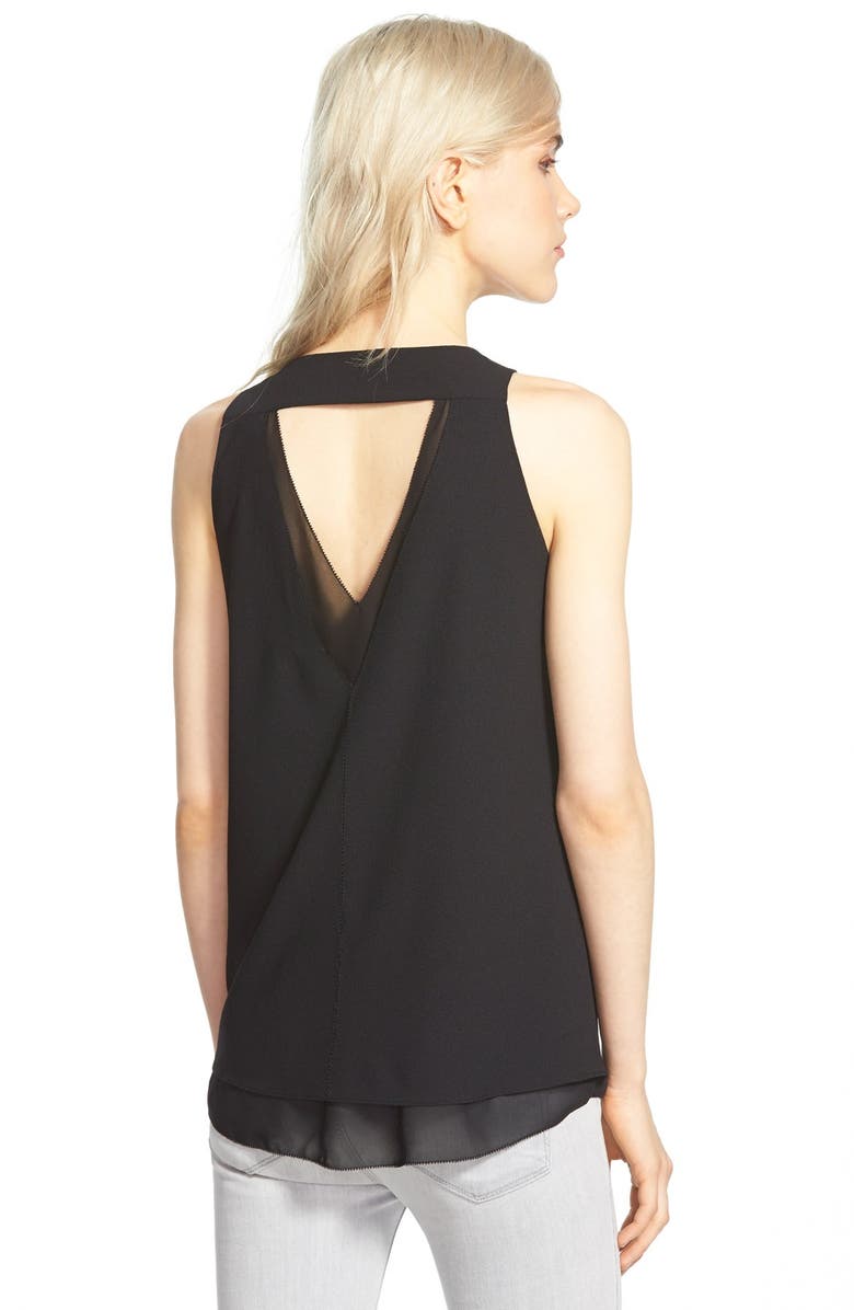 cooper & ella V-Neck Underlay Tank, Alternate, color, 