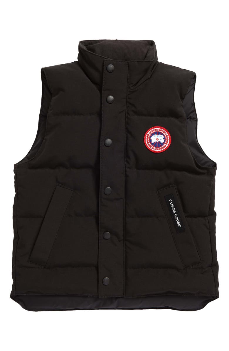 Canada Goose 'Vanier' Down Vest, Main, color, Black