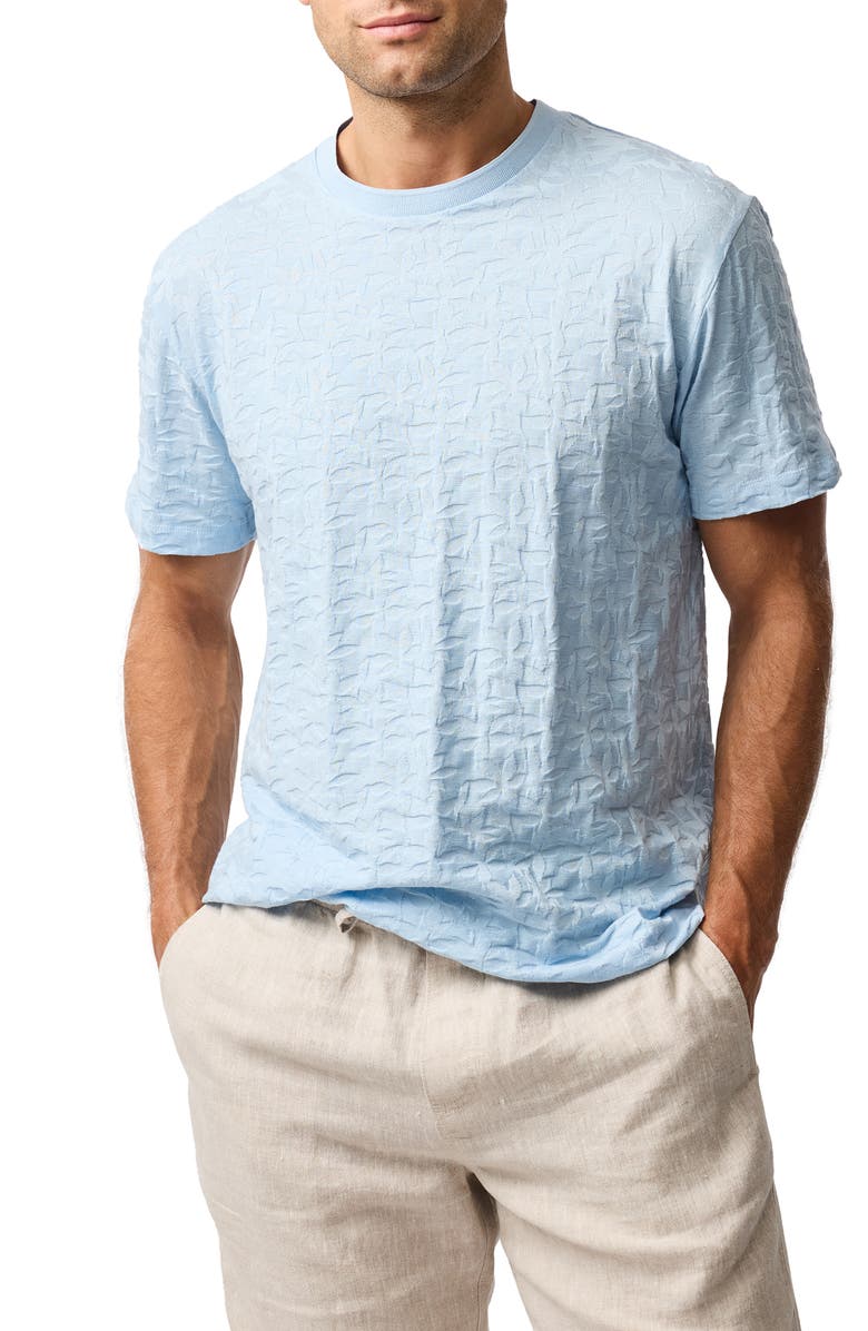 Rodd & Gunn Aylesbury Jacquard Knit T-Shirt, Main, color, Mist