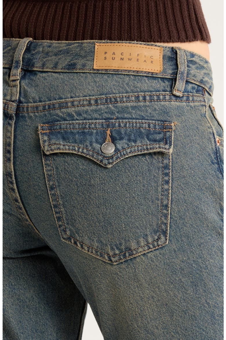 Jade Low Rise Bootcut Jeans, Alternate, color, MEDIUM INDIGO