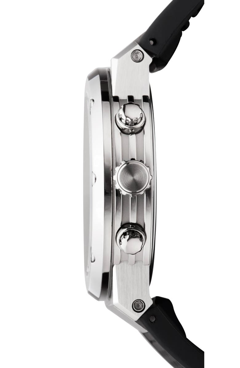 FERRAGAMO Salvatore Ferragamo F80 Chronograph Rubber Strap Watch, 39mm, Alternate, color,