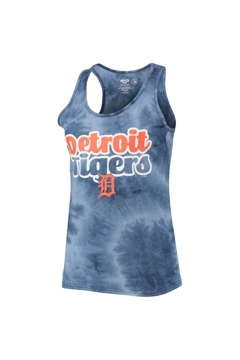 Women's Concepts Sport Navy Detroit Tigers Billboard Racerback Tank Top & Shorts Set, Alternate, color, Navy