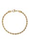 18K Gold Plated Stainless Steel Rope Chain Bracelet