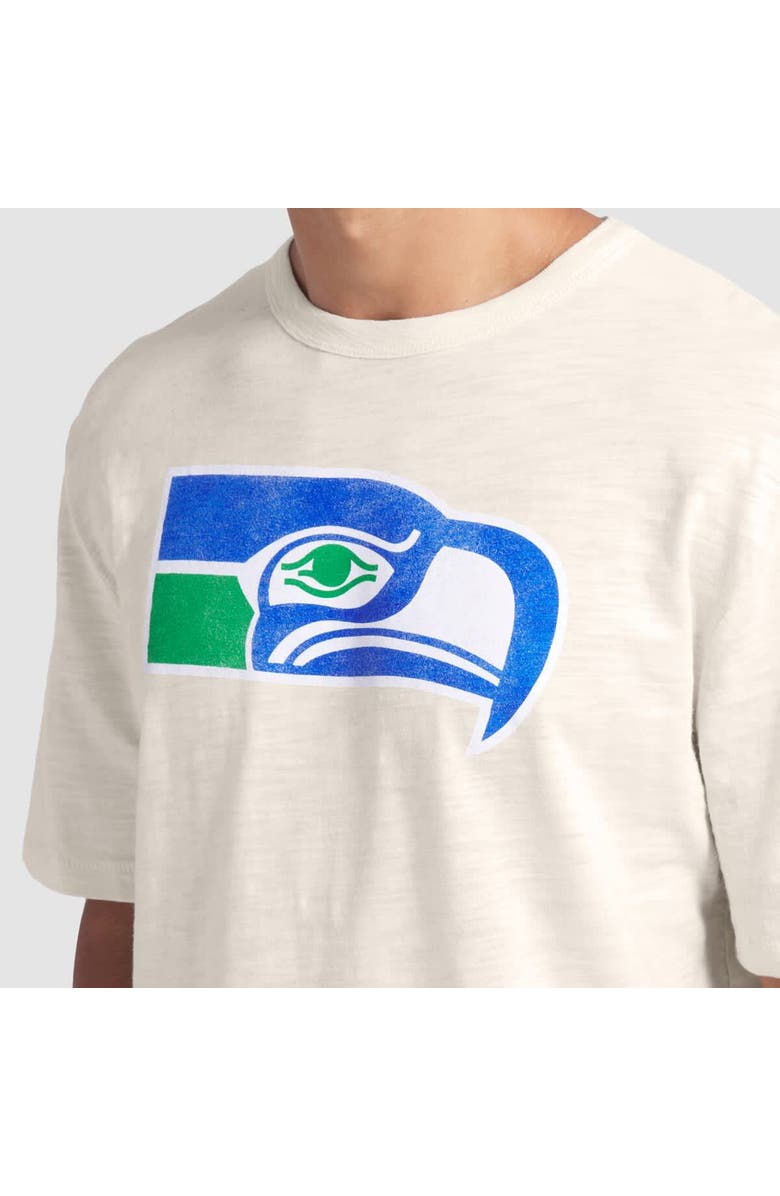 FANATICS Men's Fanatics Cream Seattle Seahawks Slub T-Shirt, Alternate, color,