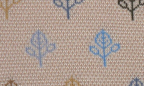 Bugatchi Leaf Mercerized Cotton Blend Dress Socks In Brown