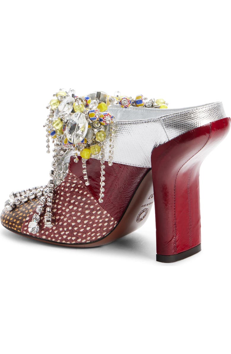 Dries Van Noten Embellished Mule Pump, Alternate, color, 358 Burgundy