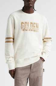 Golden Goose Journey Logo Graphic Crewneck Sweatshirt