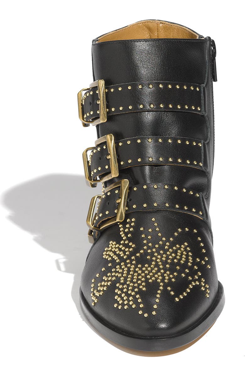 Chloé 'Susanna' Stud Buckle Bootie, Alternate, color,