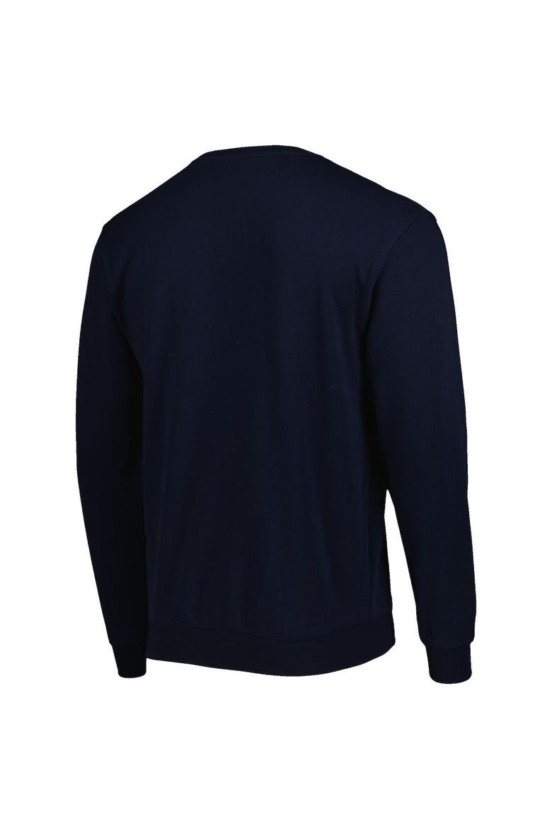 Men's Colosseum Navy Jackson State Tigers Arch Over Logo Pullover Sweatshirt, Alternate, color, Navy