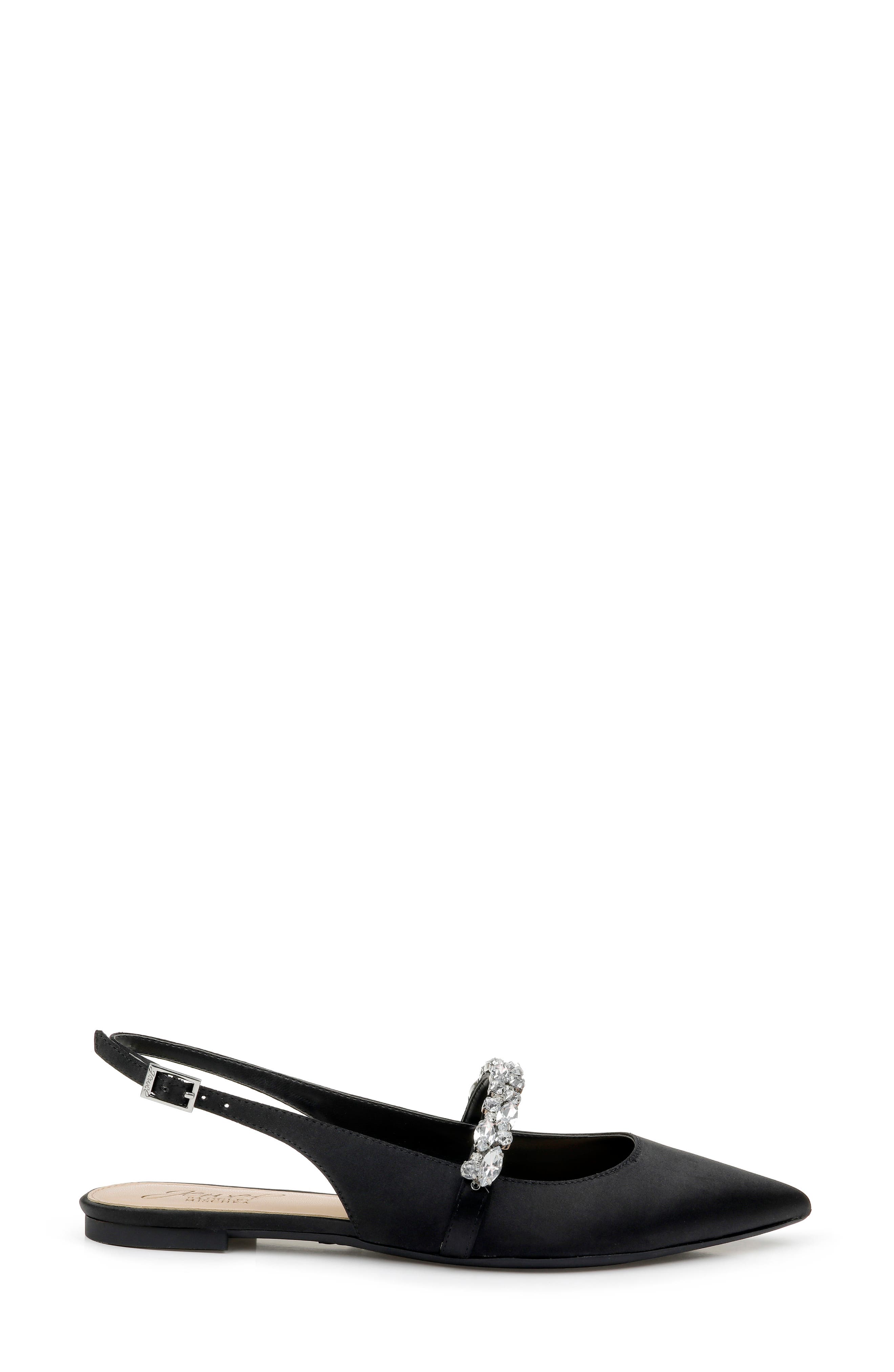 Jewel Badgley Mischka Bambi Slingback Skimmer Flat, Alternate, color, 