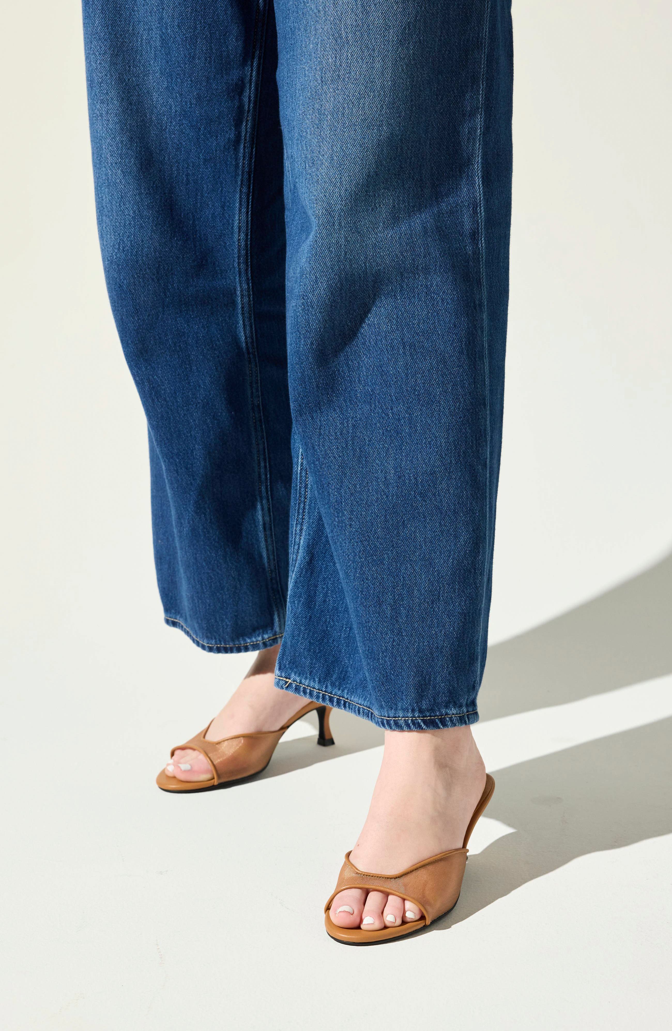 Opal Mesh Open Toe Sandal, Alternate, color, WHISKEY