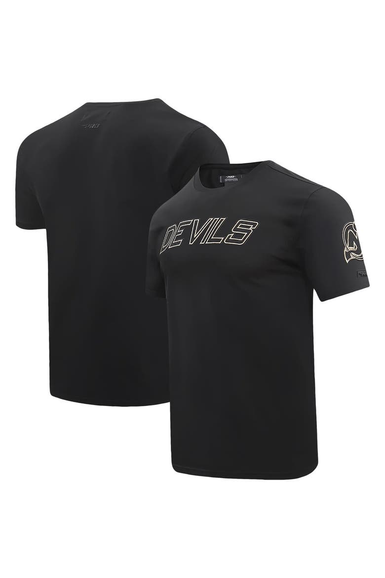 Men's Pro Standard Black New Jersey Devils Wordmark T-Shirt, Main, color, Black