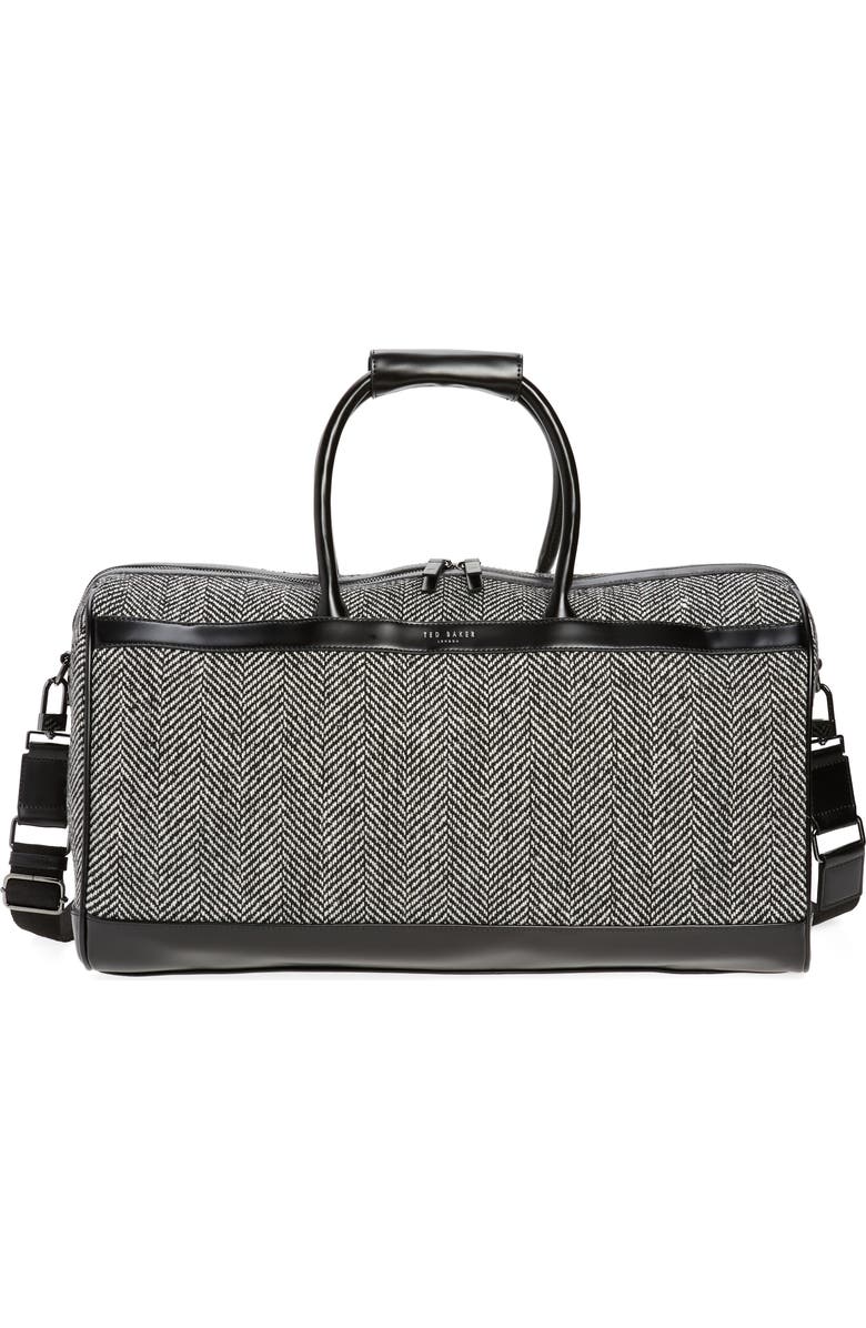 Ted Baker London Herringbone Holdall Bag, Main, color,
