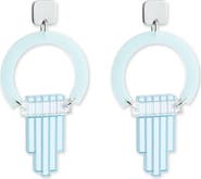Toolally Art Deco Chandeliers - Island Blue & Arctic Blue
