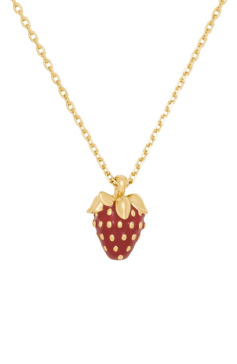 you make me berry happy pendant necklace
