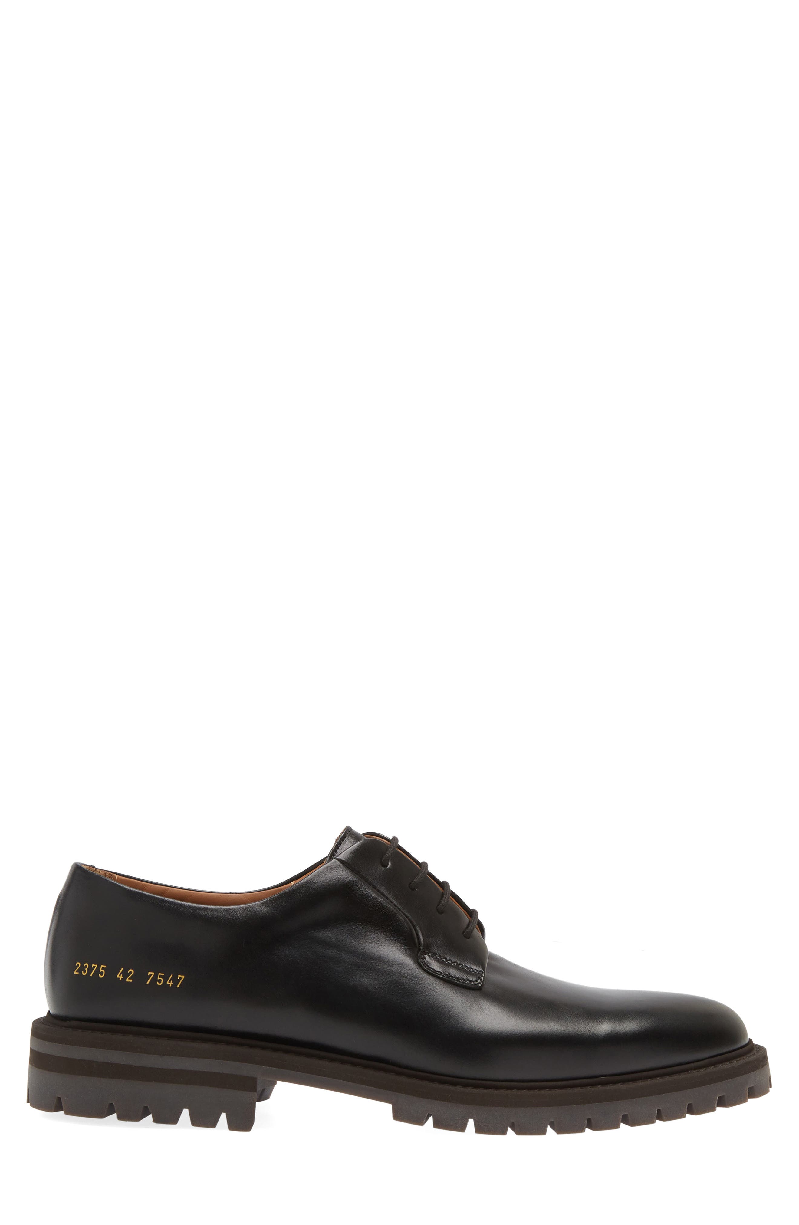 Common Projects Plain Toe Derby, Alternate, color, 