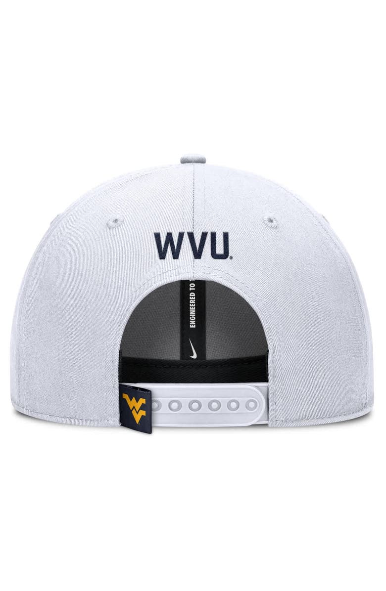 Nike Men's Nike White West Virginia Mountaineers 2025 On-Field Rise Performance Adjustable Hat, Alternate, color, White