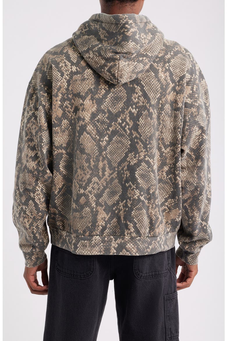 Post Graphic Hoodie, Alternate, color, DUSTY VINTAGE RATTLESNAKE