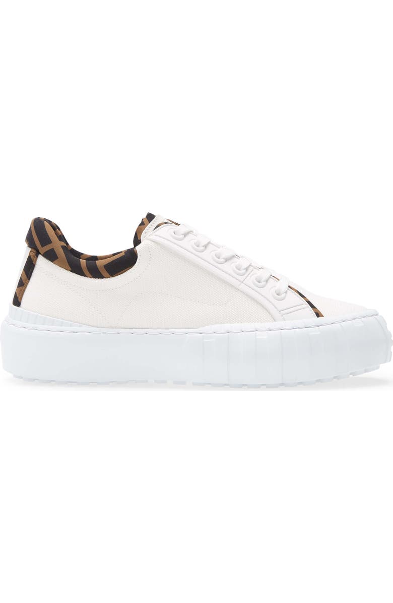 Fendi FF Logo Platform Sneaker, Alternate, color,