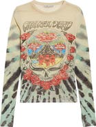 Alice + Olivia x Grateful Dead Delaina Tie Dye Mesh Top