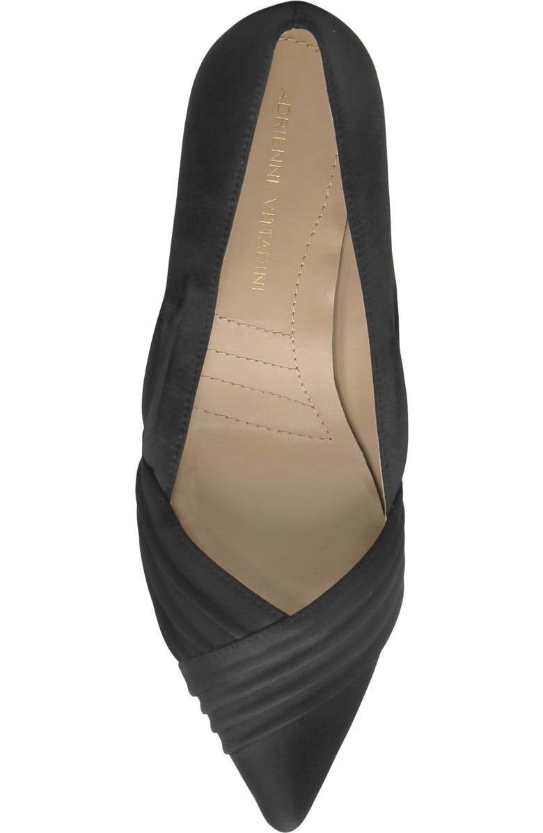 Adrienne Vittadini Sapient Pleated Kitten Heel Pump, Alternate, color,