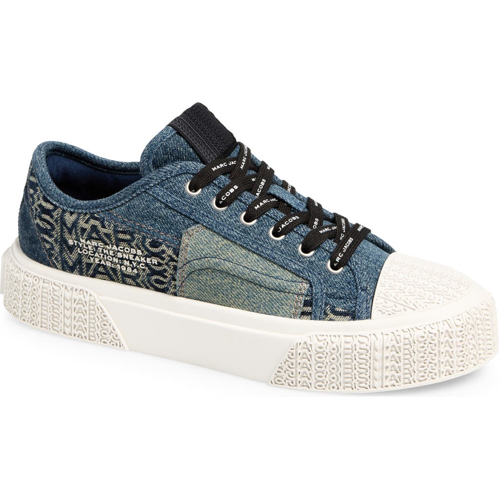 Marc Jacobs The Sneaker In Indigo Multi