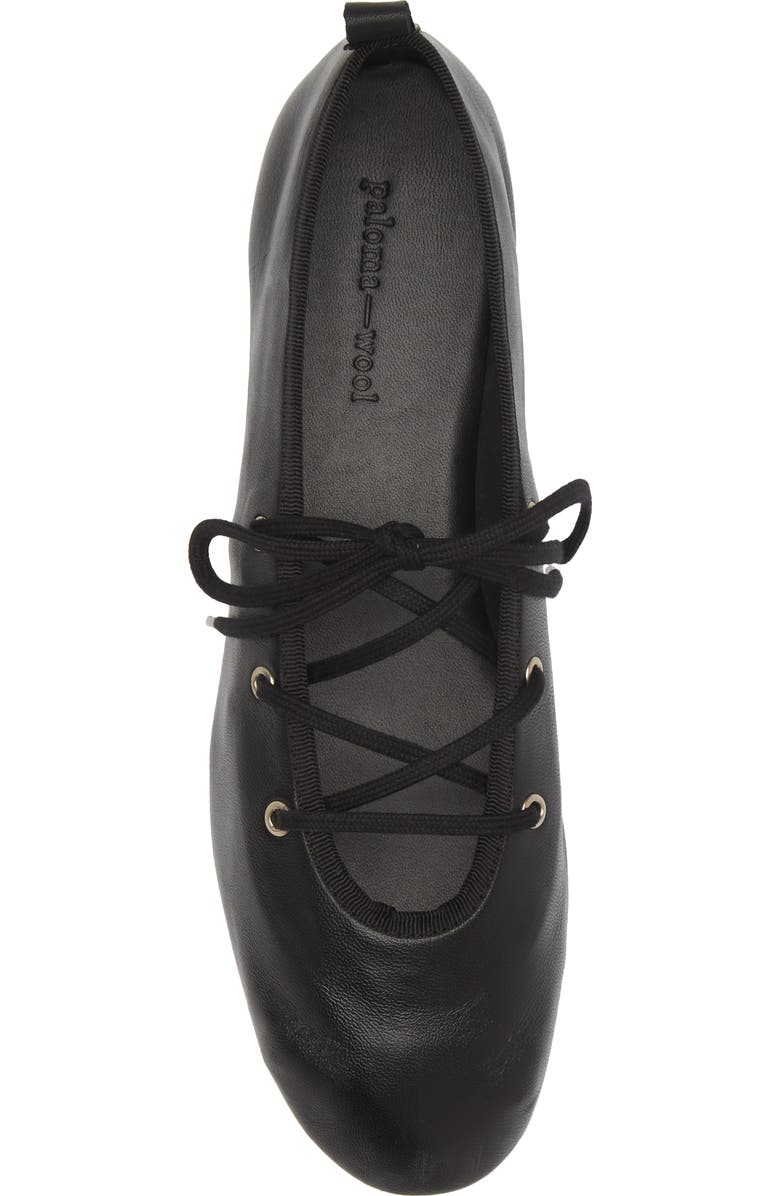 Paloma Wool Pina Lace-Up Ballet Flat, Alternate, color,