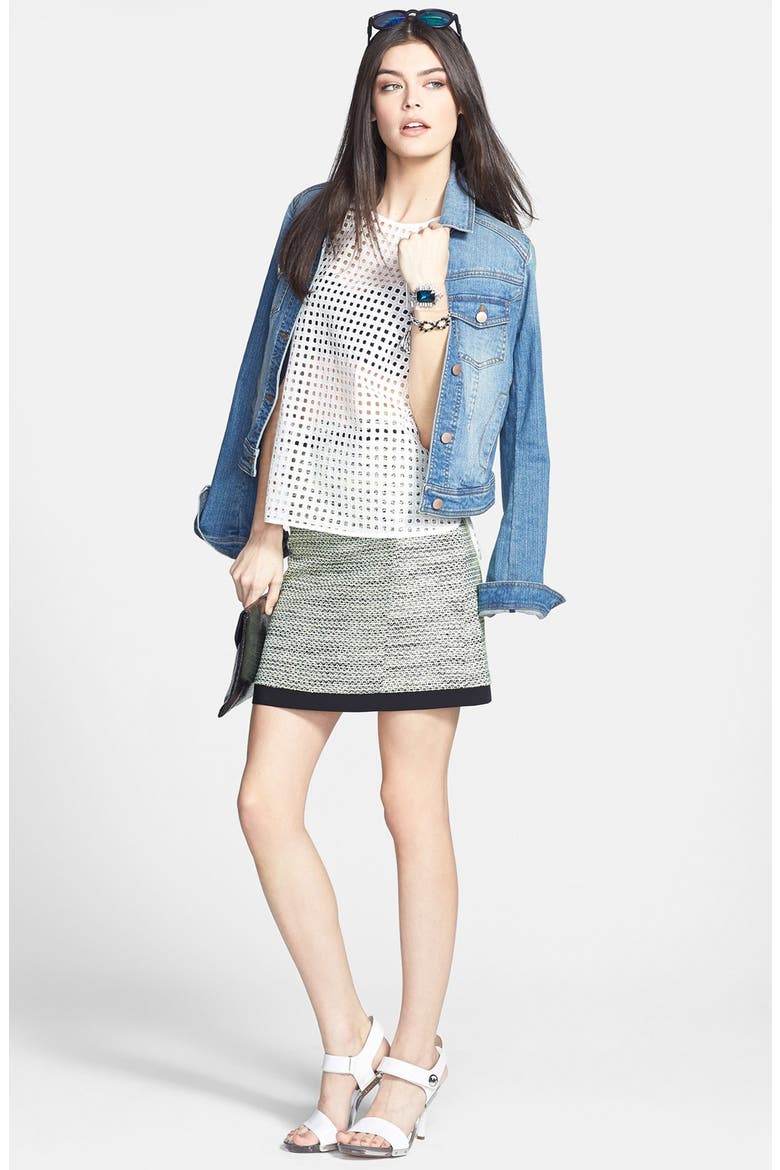 Hinge® Denim Jacket, Alternate, color, MEDIUM WASH