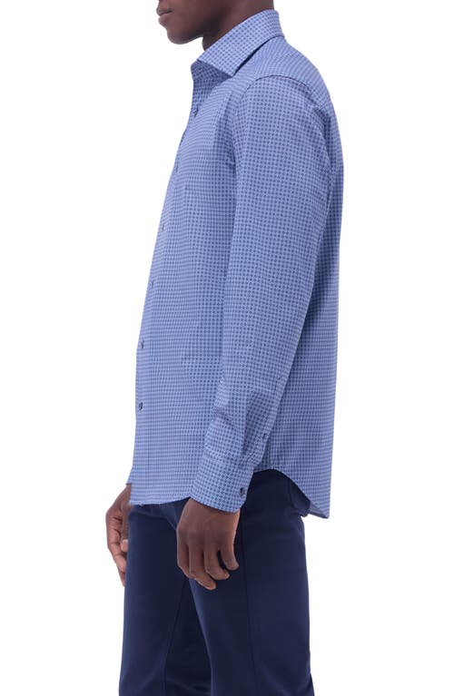 Bugatchi Devon Ooohcotton® Geo Print Button-up Shirt